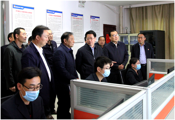 安徽省副省長、市委書記楊光榮來到集團(tuán)公司調(diào)研安全生產(chǎn)工作